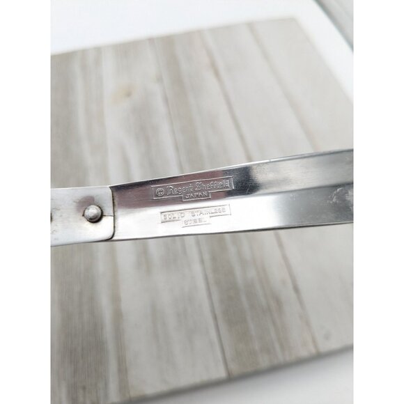 Vintage Regent Sheffield Solid Stainless Steel Cake Icing Spatula Star Design - Picture 7 of 8